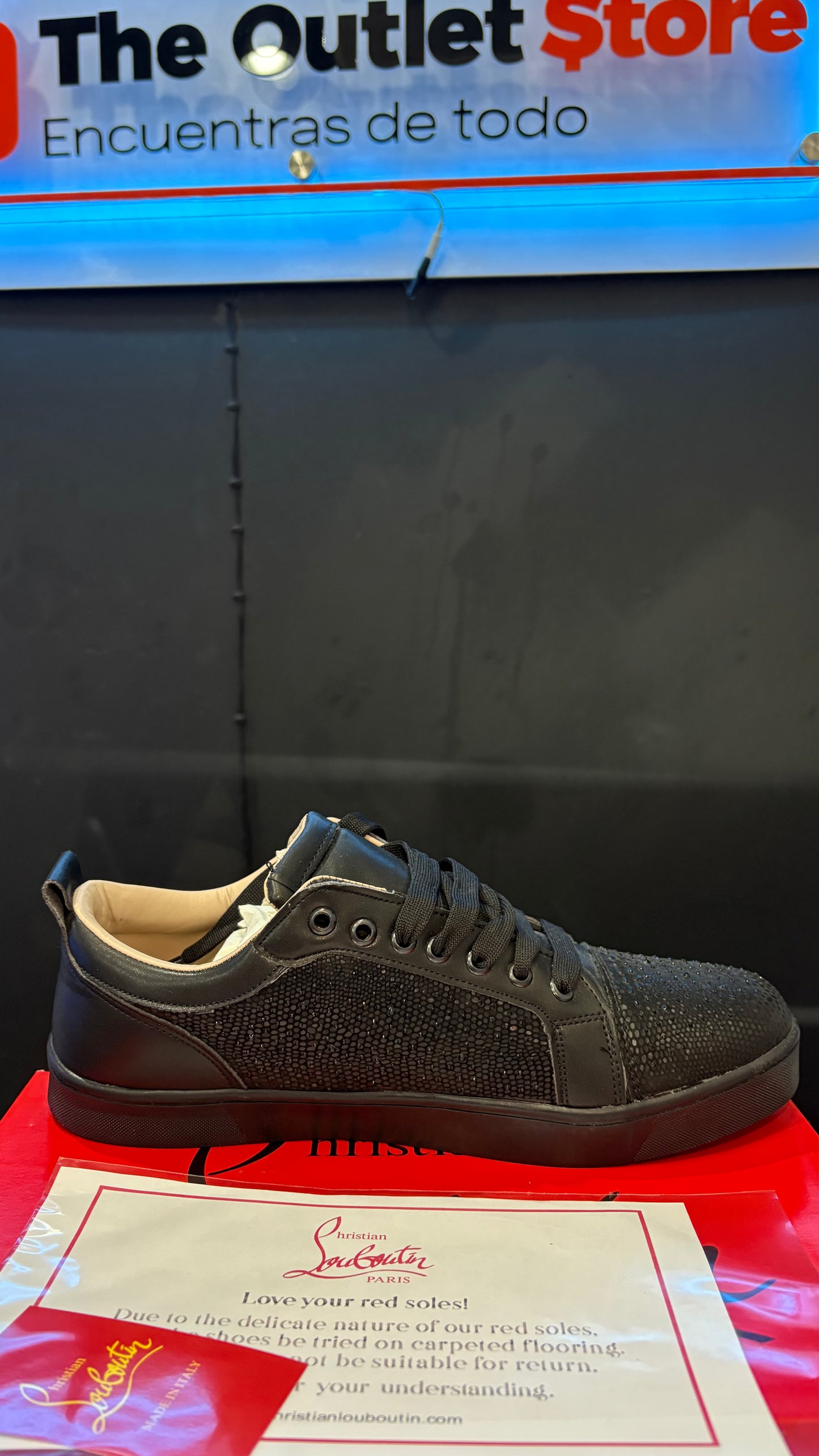 Suela Roja Christian Louboutin Spikes