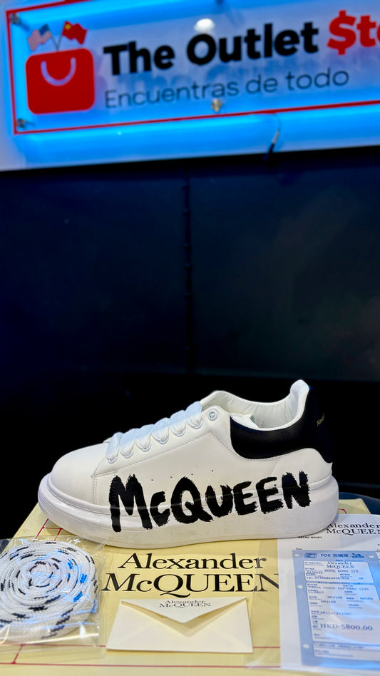 Alexander McQueen Blancos Con Letras Negras
