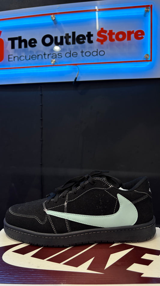Travis Scott X Air Jordan 1 Retro Low (NEGRO CON AZUL)